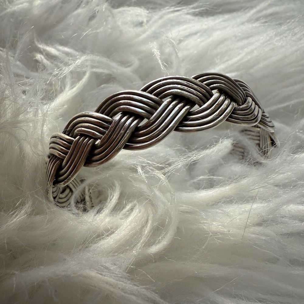 Braided Sterling Silver Bracelet